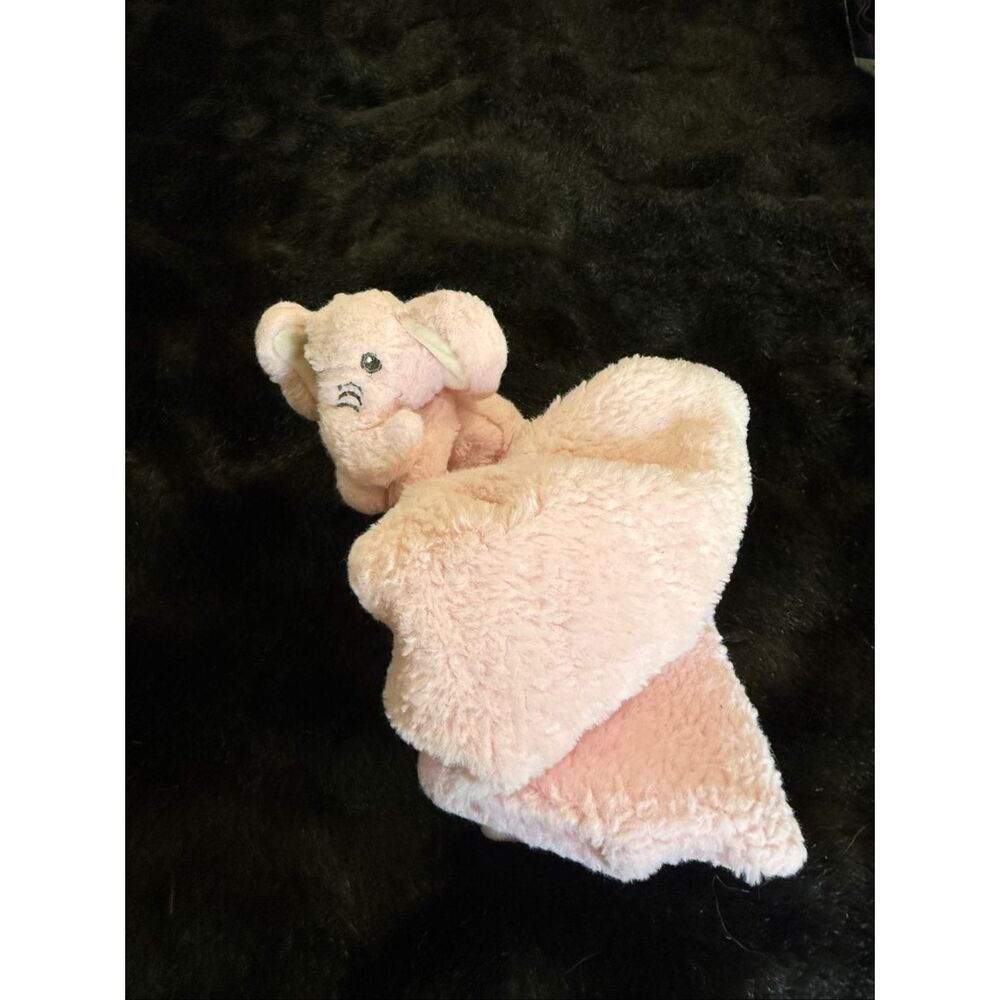 Kellytoy Pink Elephant Baby Lovey Security Blanket Soft Plush